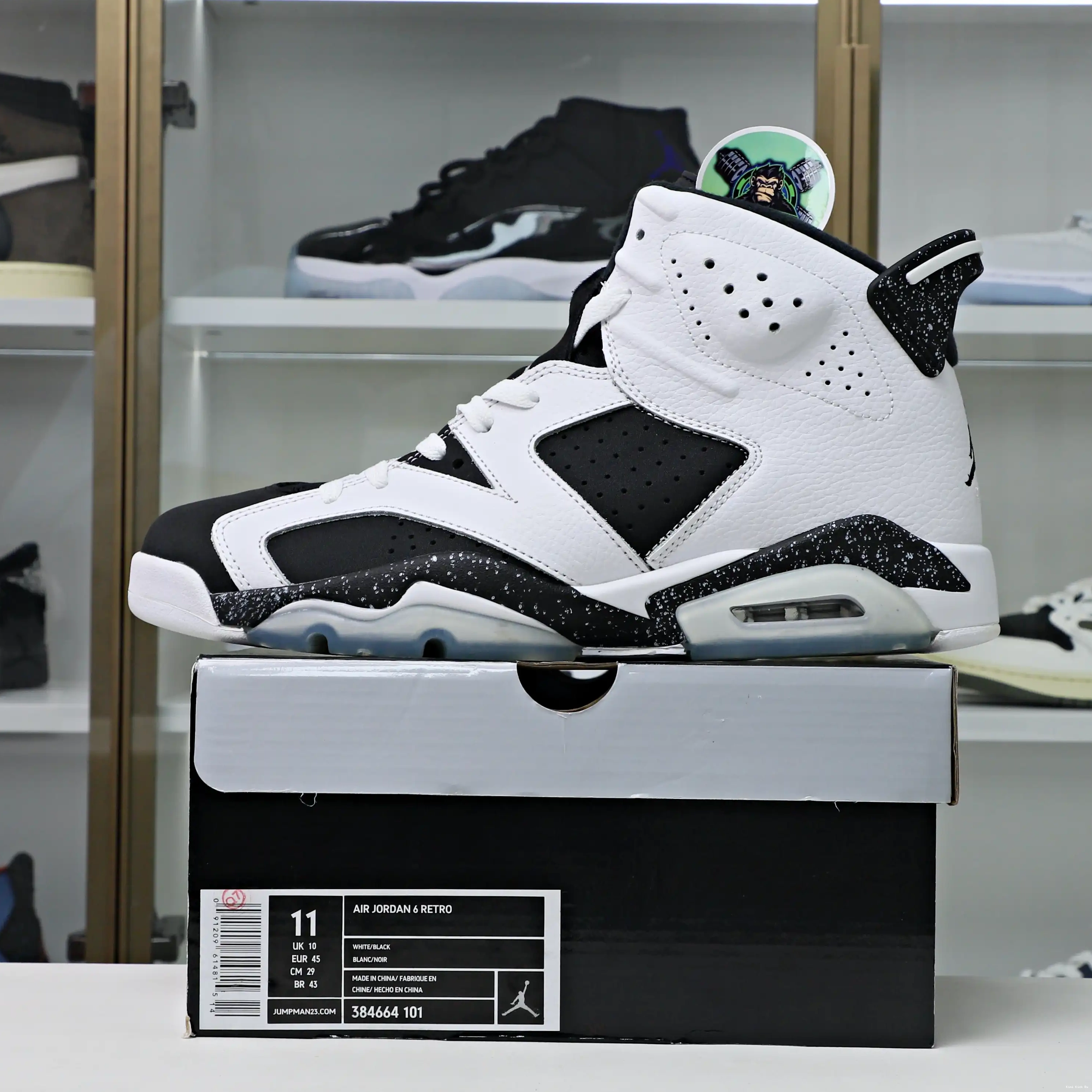 Retro Kimikick Air Oreo Jordan Jordan 6 0806